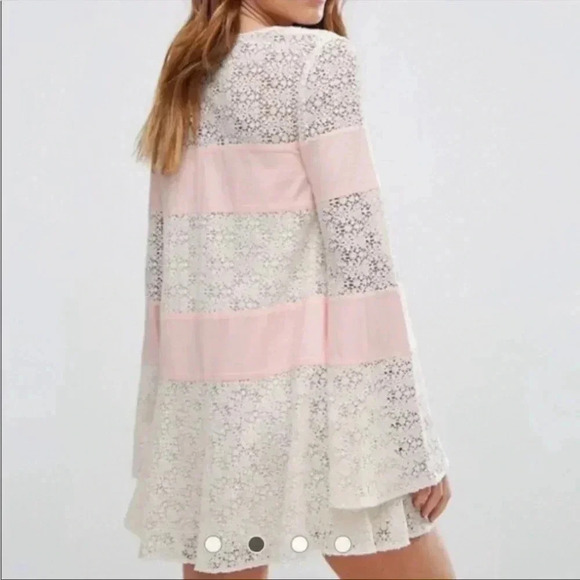 Majorelle Grove Lace Embroidered Dress - Picture 2 of 8